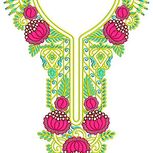 Blade Cutting Thread Effect Embroidery Design