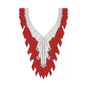 Splendid Neck Design Embroidery