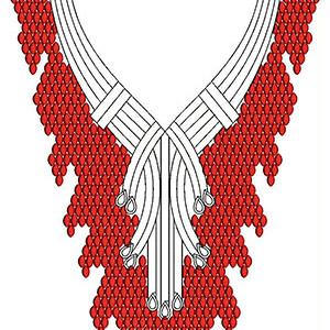 Splendid Neck Design Embroidery