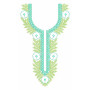 Sculpture Run Handwork Neck Embroidery Design