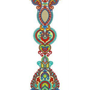 Arabian Jalabiya Kaftan Abayas Long Neck Yoke Gala Design