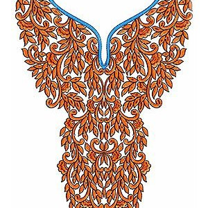 Applique Tops Tunics Dresses Neck Embroidery Design