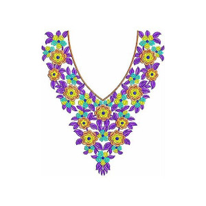 Floral Cheongsam Top Tunic Embroidery Design