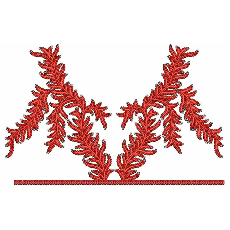 Neck Embroidery Design
