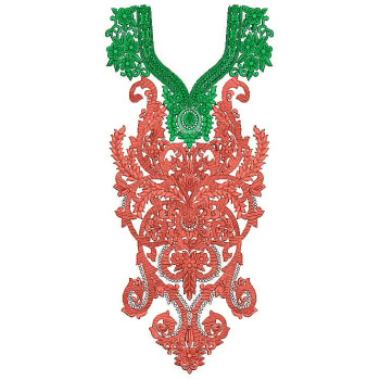 Neck Embroidery Design