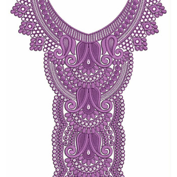 The Layered Cascade Embroidery Design