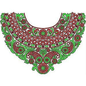 France Embroidery Vestido Style Yoke Design