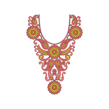 Neck Embroidery Designs Salwar Kameez 267