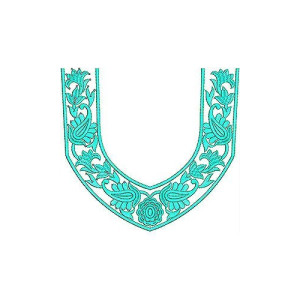 Nighty Neck Embroidery Designs 273