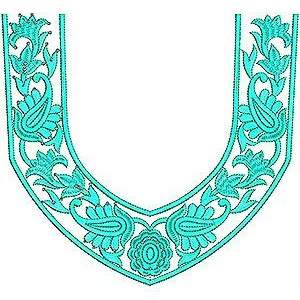 Nighty Neck Embroidery Designs 273