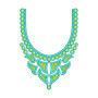 Fashion Motif Neck Embroidery Design