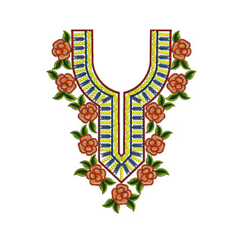 Norwegian Fashion Clothing Embroidery Design
