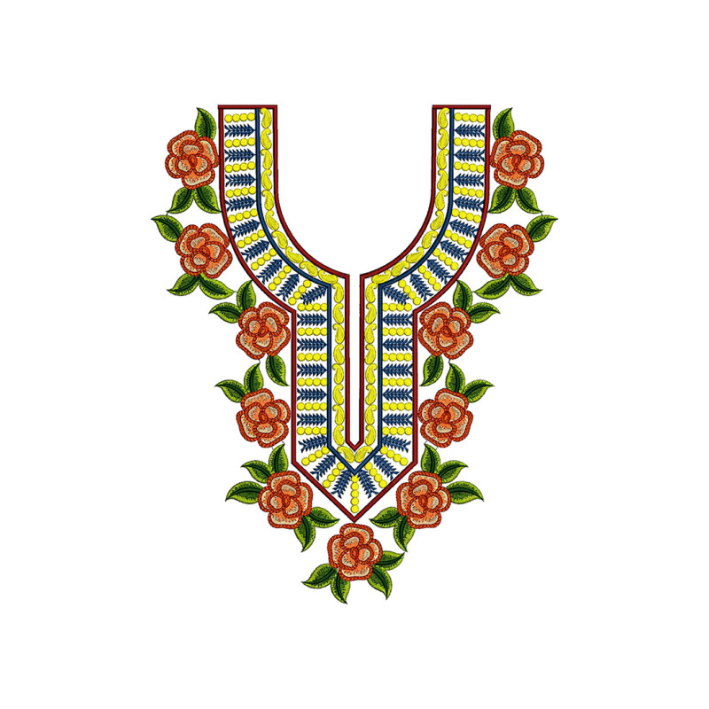 Norwegian Fashion Clothing Embroidery Design