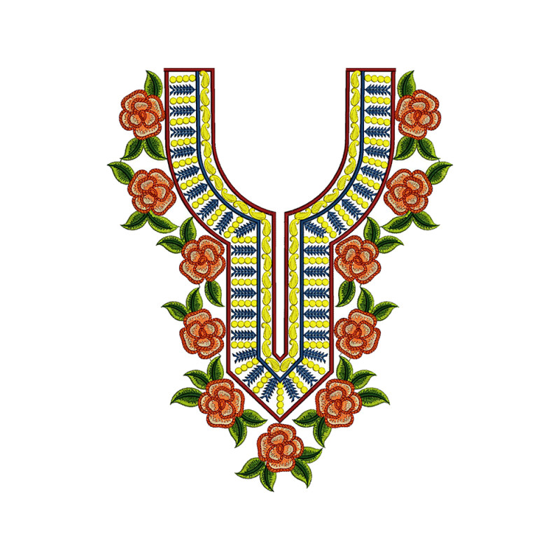 Norwegian Fashion Clothing Embroidery Design