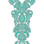 Arabian Jalabiya Single Thread Color Embroidery Design