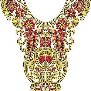 Traditional Bride Jalabiya Embroidery Design