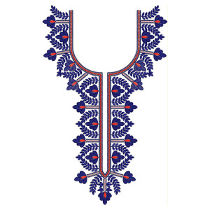 New Neck Embroidery Design 30253