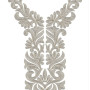 The Royal Vine Neck Embroidery Design