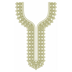 New Neck Embroidery Design 30375