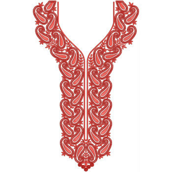 New Neck Embroidery Design 30377