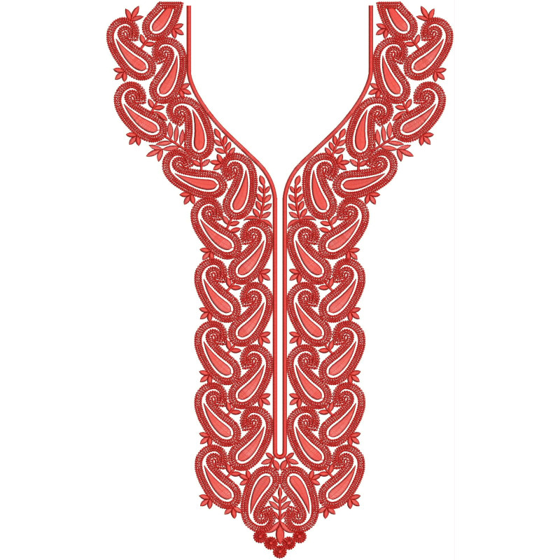 New Neck Embroidery Design 30377