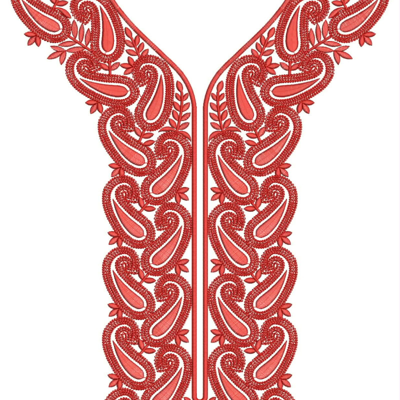 New Neck Embroidery Design 30377