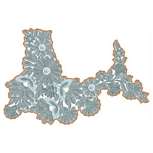 New Neck Embroidery Design 30378