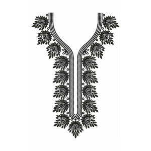 New Neck Embroidery Design 30386