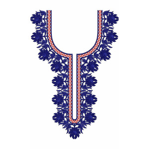 New Neck Embroidery Design 30479