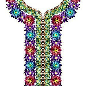Dakota Dress Designer Clothing Embroidery Design