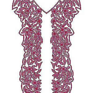 Newly Added Coconut Embroidery Jalabiya Kaftan Embroidery Design