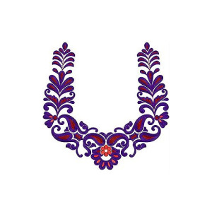 Latest Algerian Fashion Cording Embroidery Design