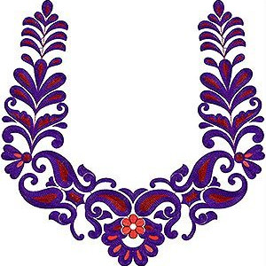 Latest Algerian Fashion Cording Embroidery Design