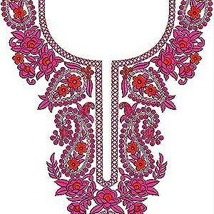 Paisley With Floral | Traditional Embroidery Design