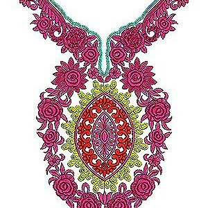 Lace Inset Gown Embroidery Tee Embroidery Design