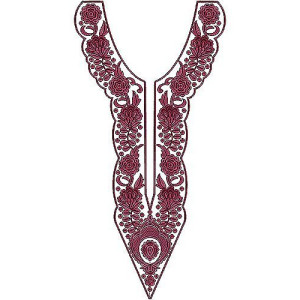 Wrap Work Cotton Blouse Gypsy Embroidery Design