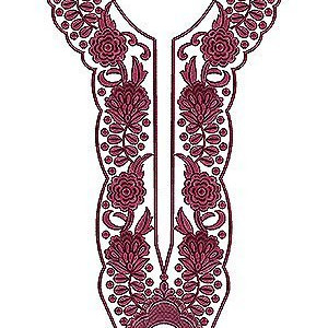 Wrap Work Cotton Blouse Gypsy Embroidery Design