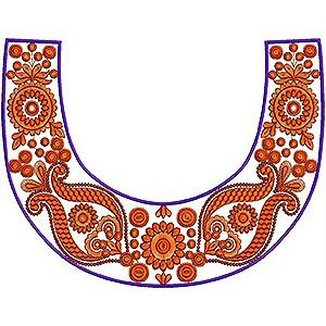 Fashion Hot Picks Designer Round Neck Embroidery Design