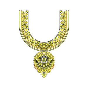 Ember Drop Hem Dress Embroidery Design