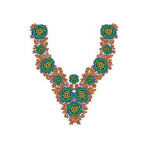 Embroidery Tank Flapper Era Floral Embroidery Design