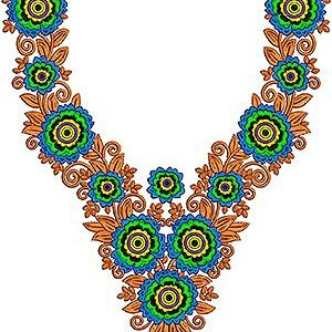 Embroidery Tank Flapper Era Floral Embroidery Design