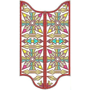 European Fashion Folk Clothing Embroidery Design