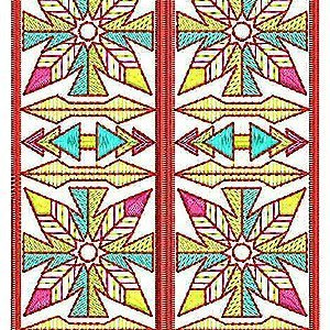 European Fashion Folk Clothing Embroidery Design