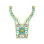 Fall Style Mexican Fashion Neck Embroidery Design