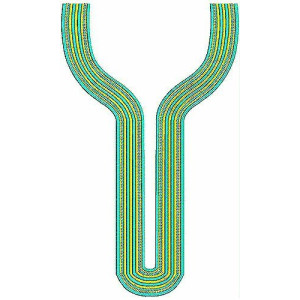 Latest Jalabiya Bold Line Neck Embroidery Design