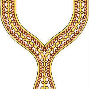 Burnout Tunic Dress Embroidery Design