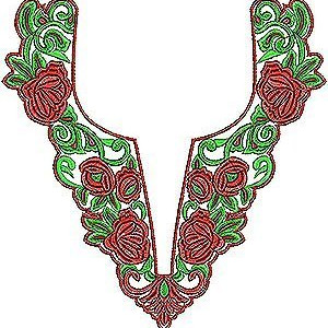 White Boho Chic Top Blouse Embroidery Design