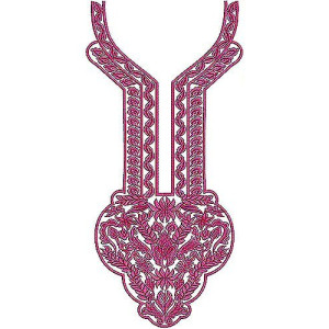 Cute Arabic Dress Embroidery Design