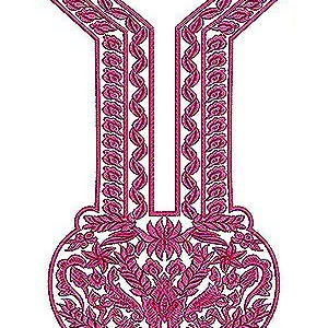 Cute Arabic Dress Embroidery Design