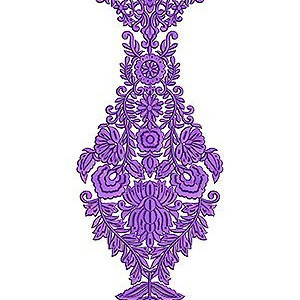 Pakistani Party Wear Dress Embroidery Design